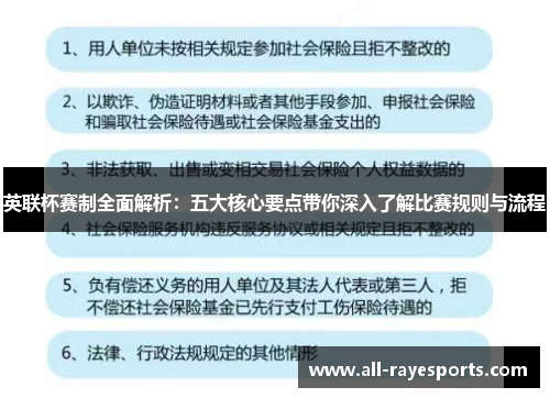 英联杯赛制全面解析：五大核心要点带你深入了解比赛规则与流程