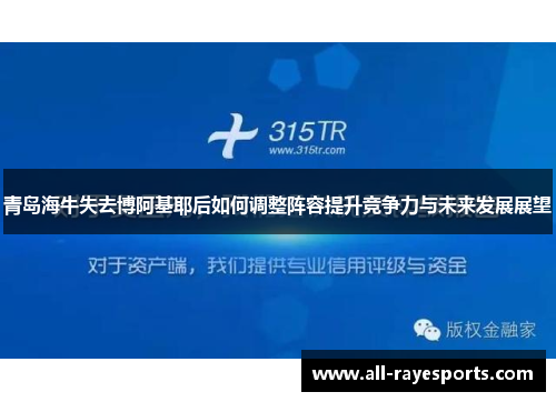 青岛海牛失去博阿基耶后如何调整阵容提升竞争力与未来发展展望